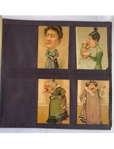Album di Cartoline soggetti vari (Donne, bambini, suocere, innamorati)
