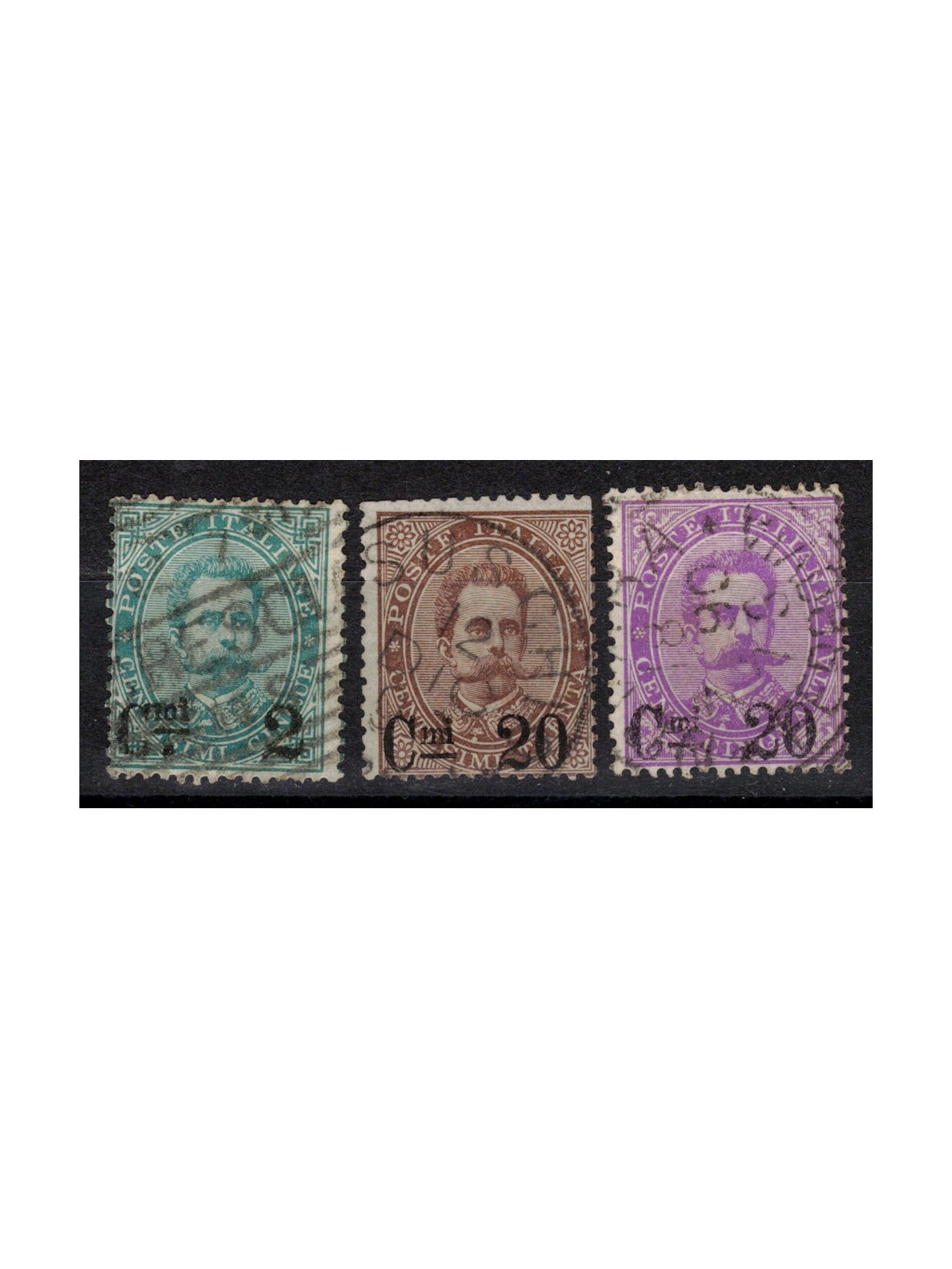 ITALIA REGNO 1890 Provvisori 3v us