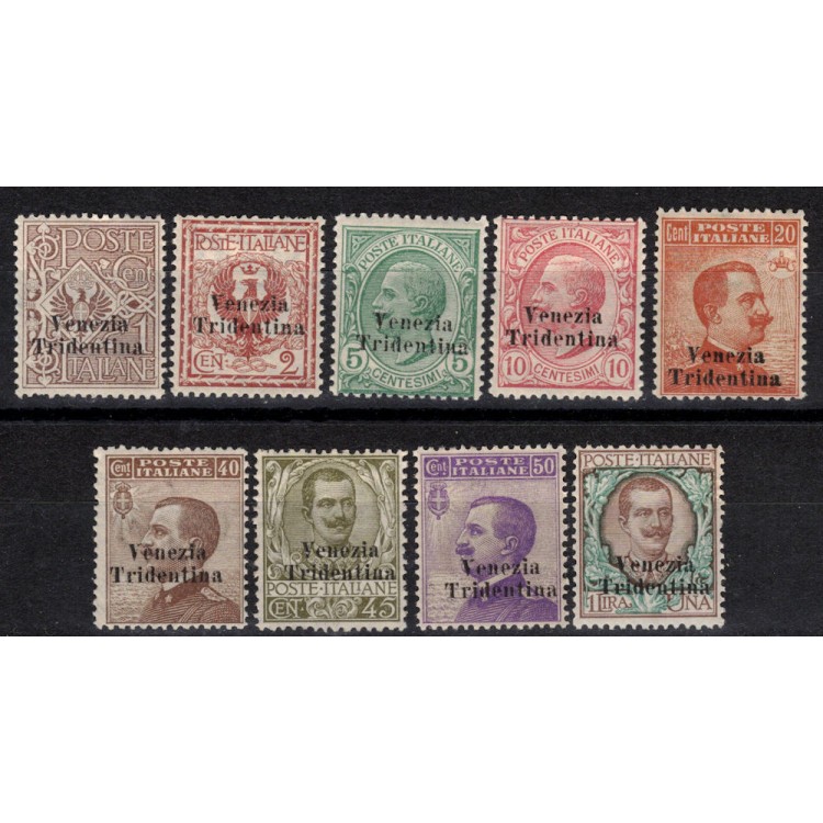 TRENTINO 1918 Venezia Tridentina 9v MNH** ©