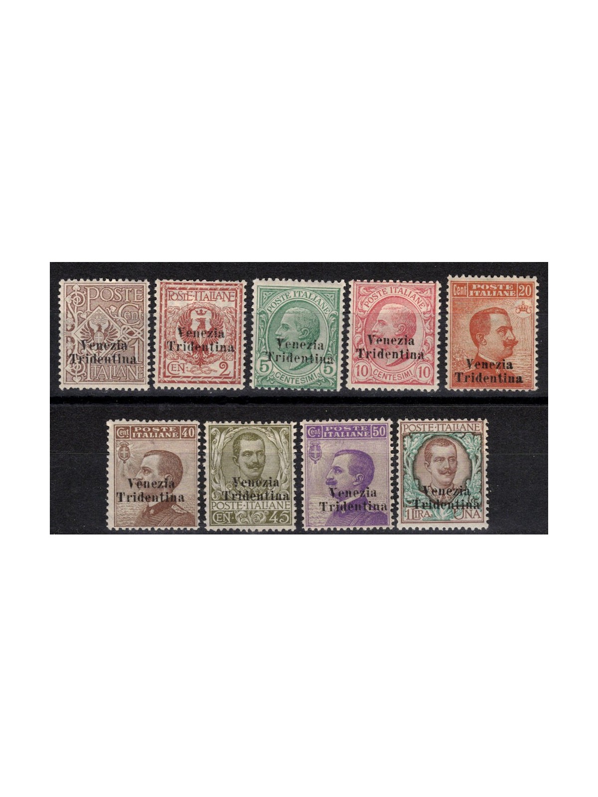 TRENTINO 1918 Venezia Tridentina 9v MNH** ©