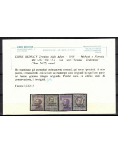 TRENTINO 1918 Venezia Tridentina 9v MNH** ©