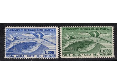 VATICAN 1949 UPU Anniversary (airmail) 2v MNH** ©
