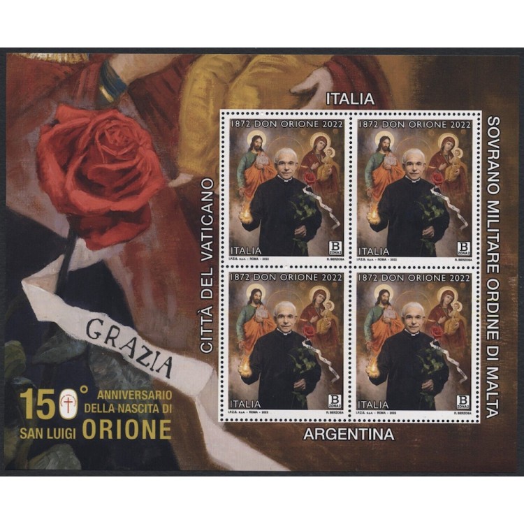 ITALIA 2022 San Luigi Orione MF MNH**
