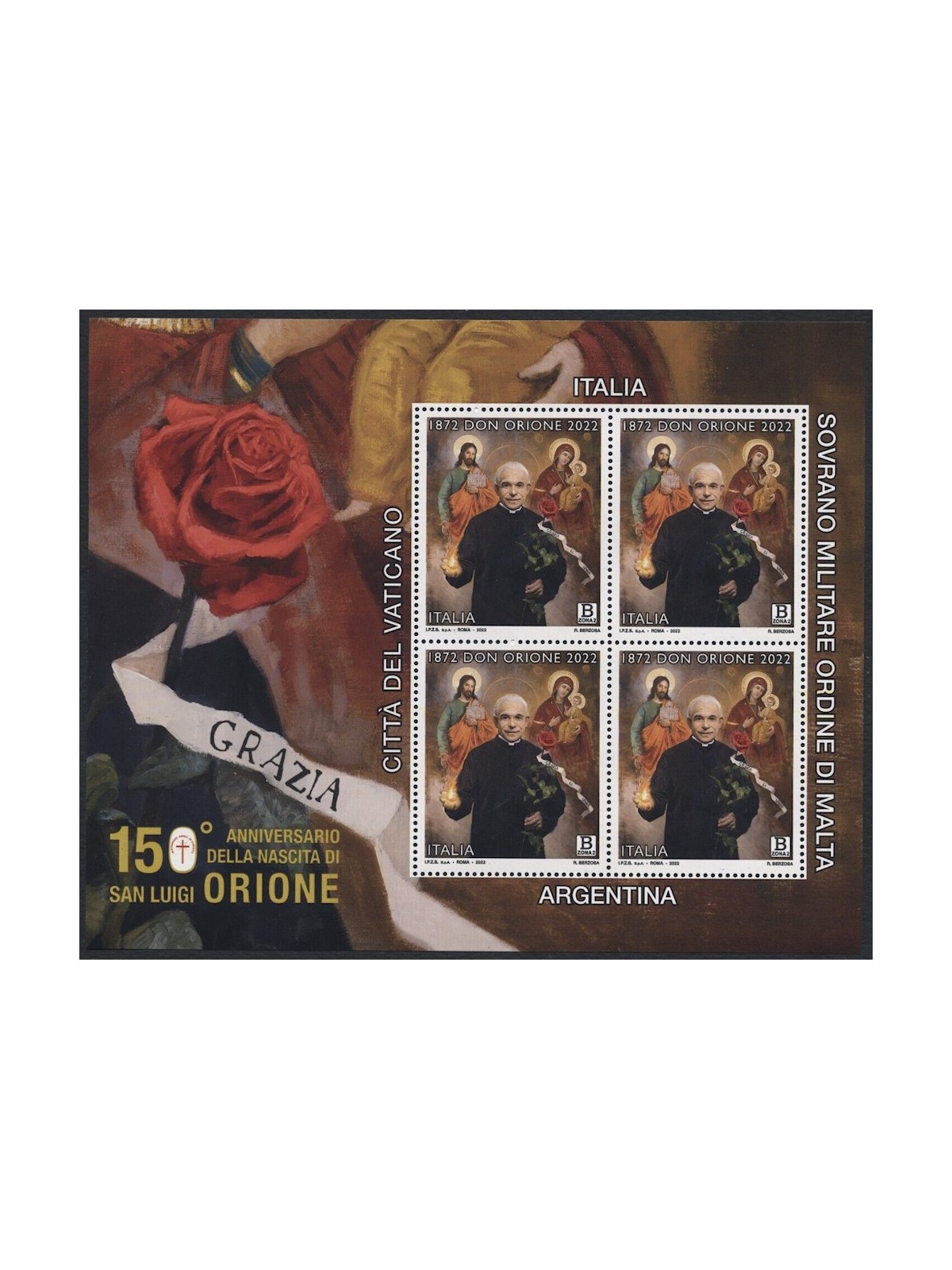 ITALIA 2022 San Luigi Orione MF MNH**