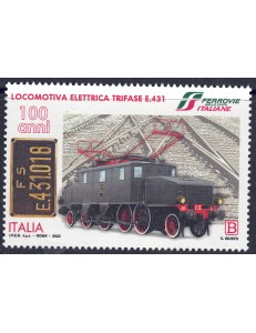 ITALIA 2022 Locomotiva elettrica trifase MNH**