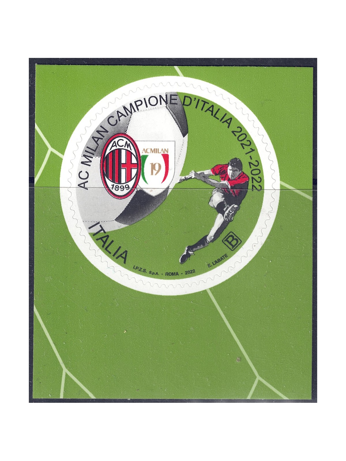 ITALIA 2022 Milan campione d'Italia MNH**