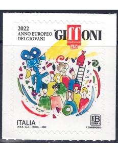 ITALIA 2022 Anno europeo della gioventù MNH**