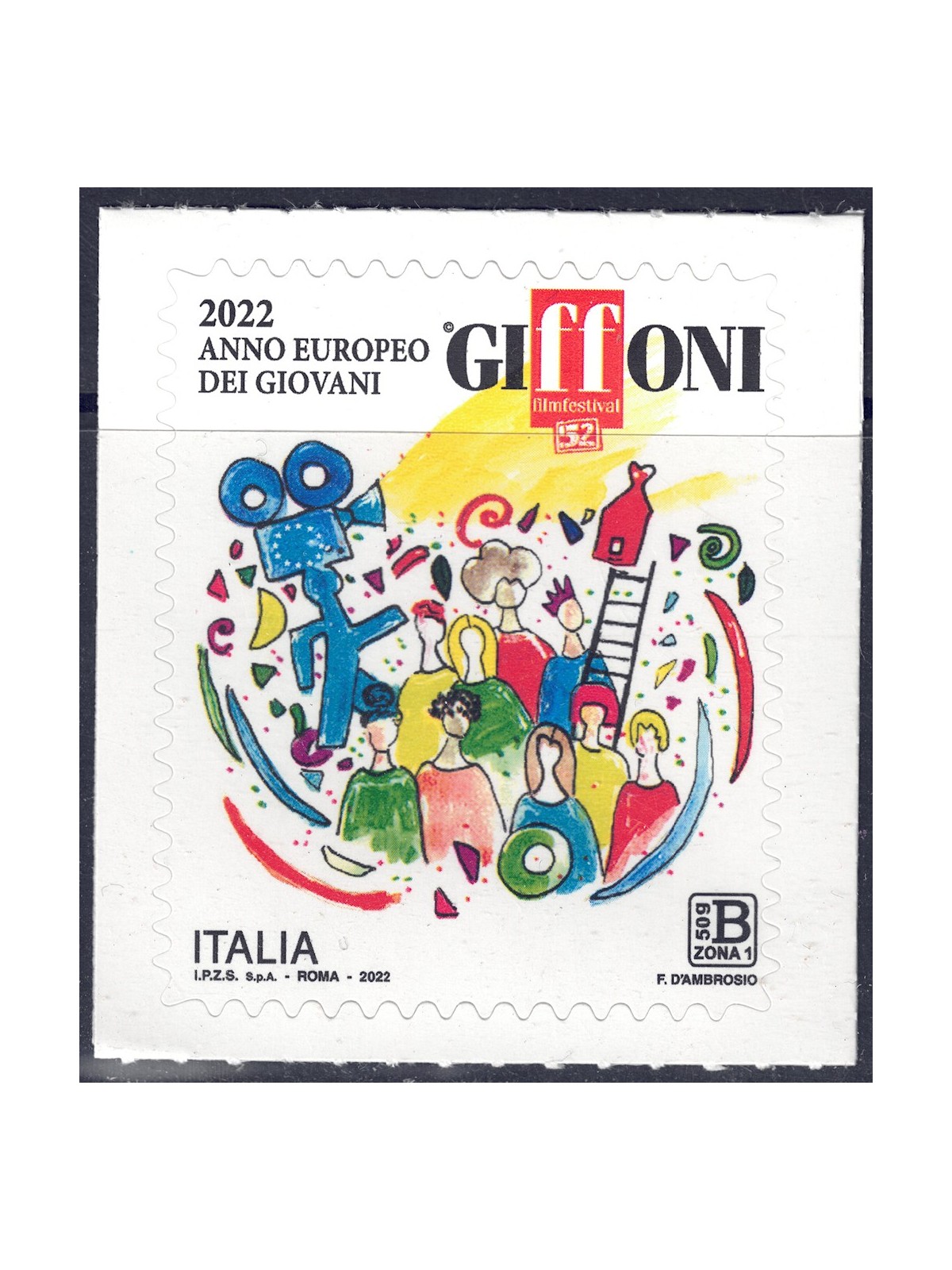 ITALIA 2022 Anno europeo della gioventù MNH**
