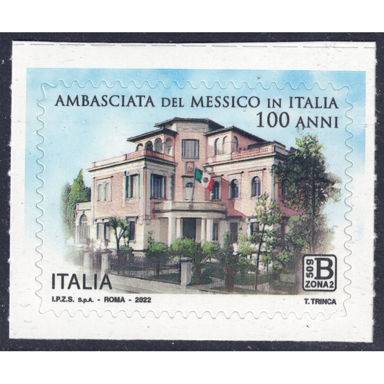 ITALIA 2022 Ambasciata del Messico MNH**