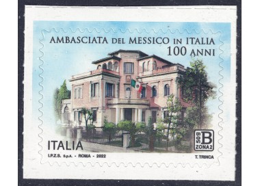 ITALY 2022 Embassy of Mexico MNH**
