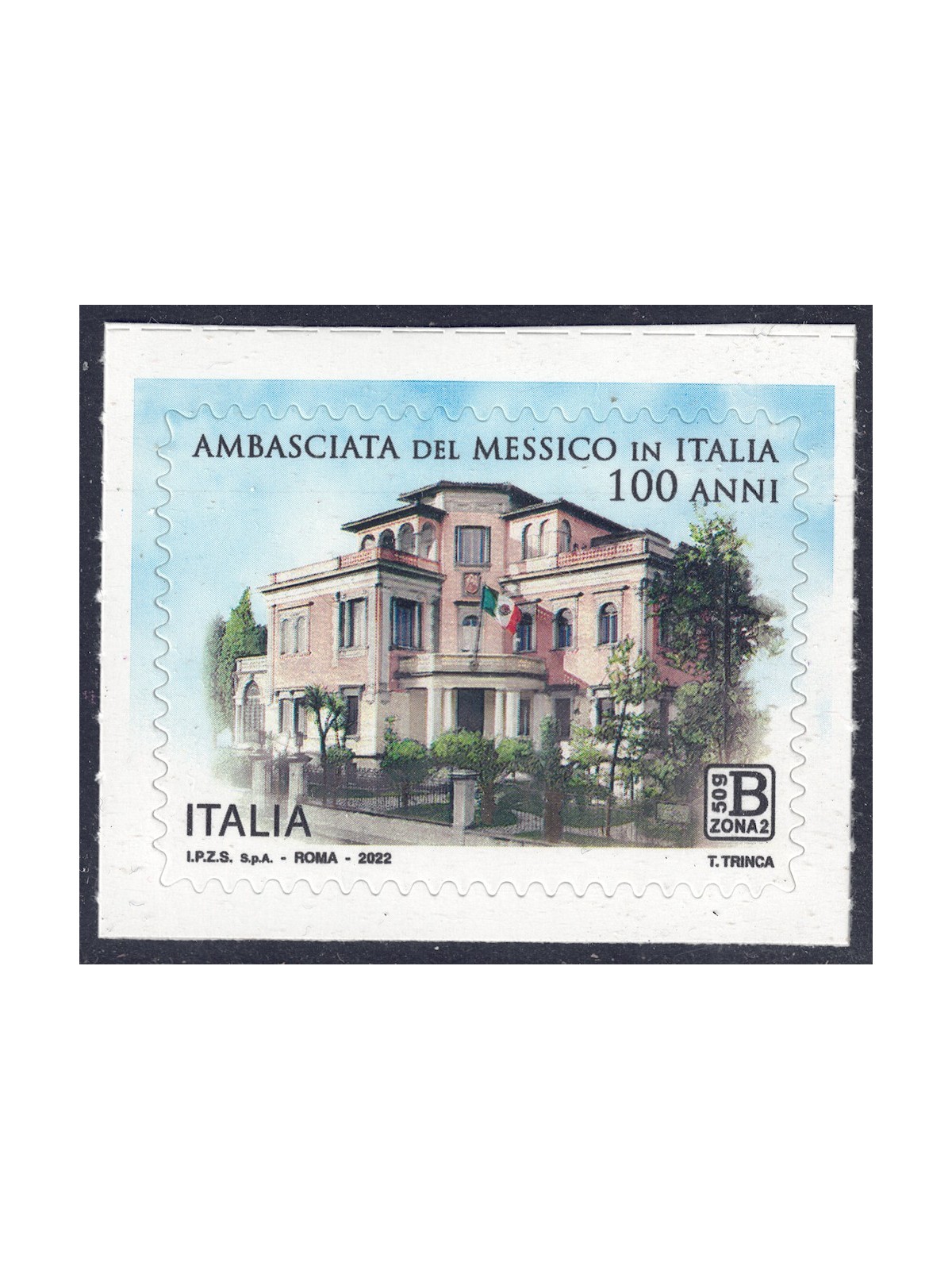 ITALIA 2022 Ambasciata del Messico MNH**