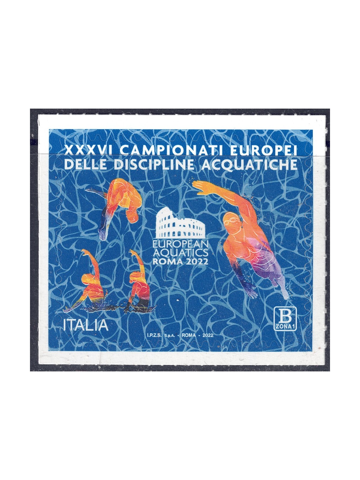 ITALIA 2022 Campionati discipline acquatiche MNH**