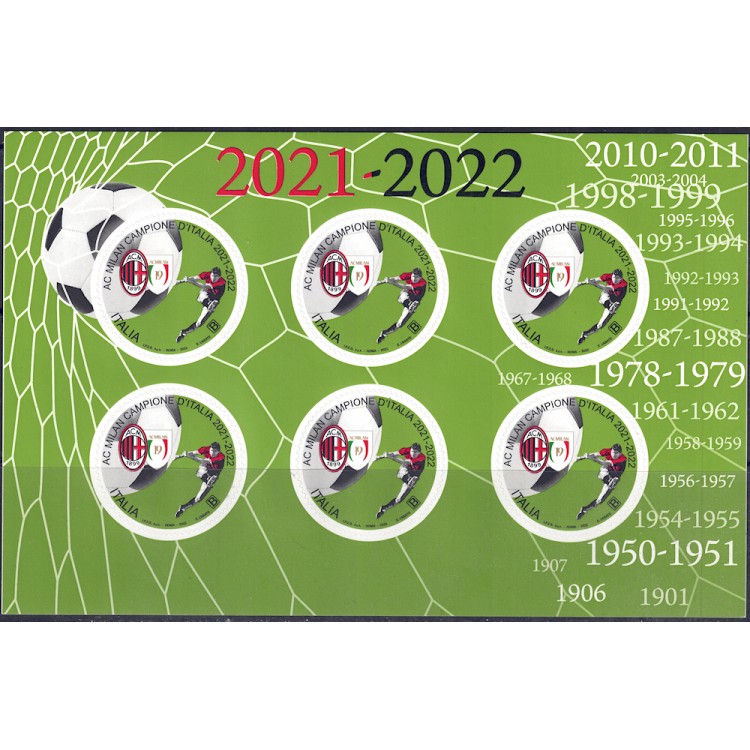 ITALY 2022 Milan champion of Italy m/s MNH**