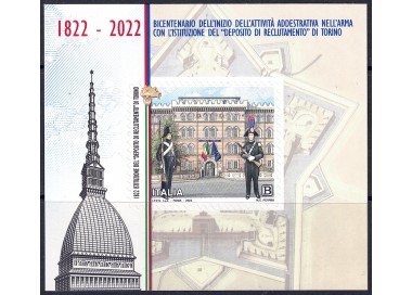 ITALIA 2022 Reclutamento Arma Carabinieri BF MNH**
