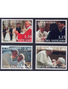 VATICANO 2022 Papa Francesco 4v MNH**