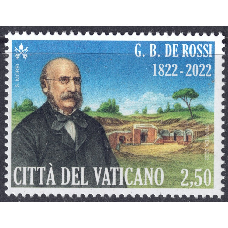 VATICAN 2022 Giovanni Battista de Rossi MNH**
