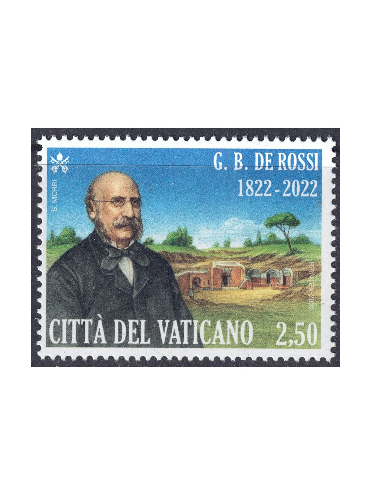 VATICAN 2022 Giovanni Battista de Rossi MNH**