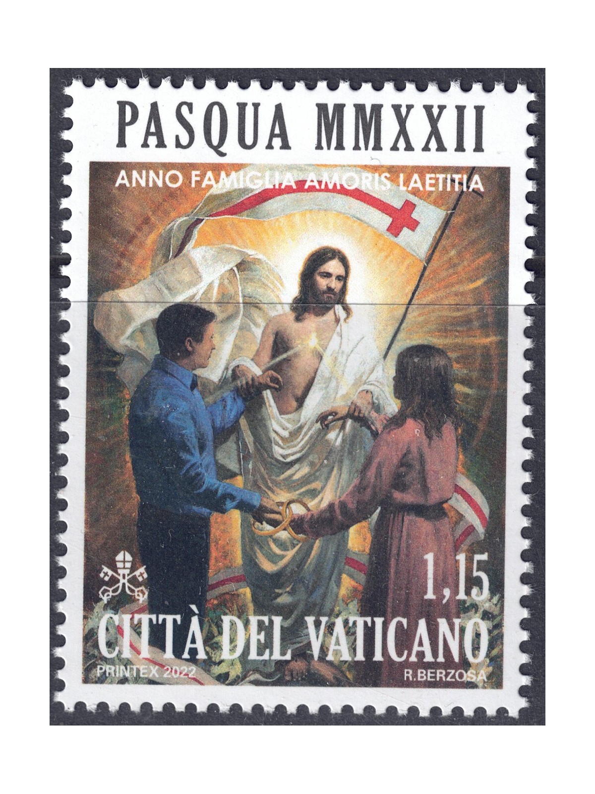 VATICAN 2022 Easter MNH**
