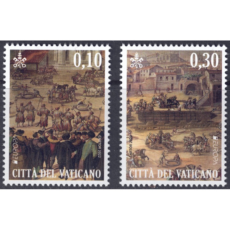 VATICAN 2022 Europe 2v MNH**