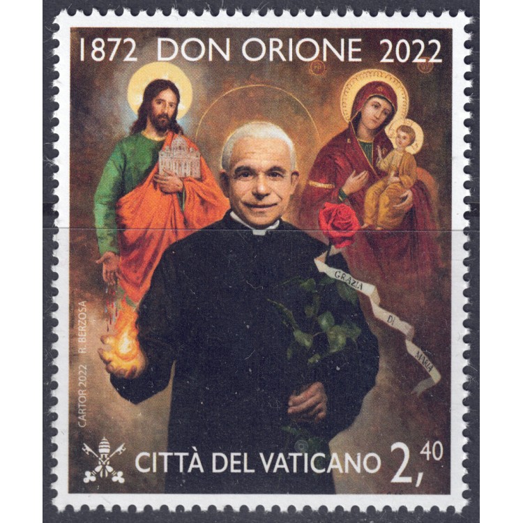 VATICANO 2022 San Luigi Orione MNH**