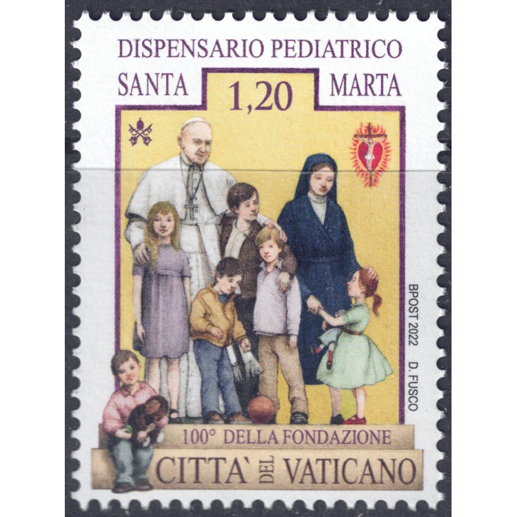 VATICAN 2022 Pediatric Dispensary MNH**