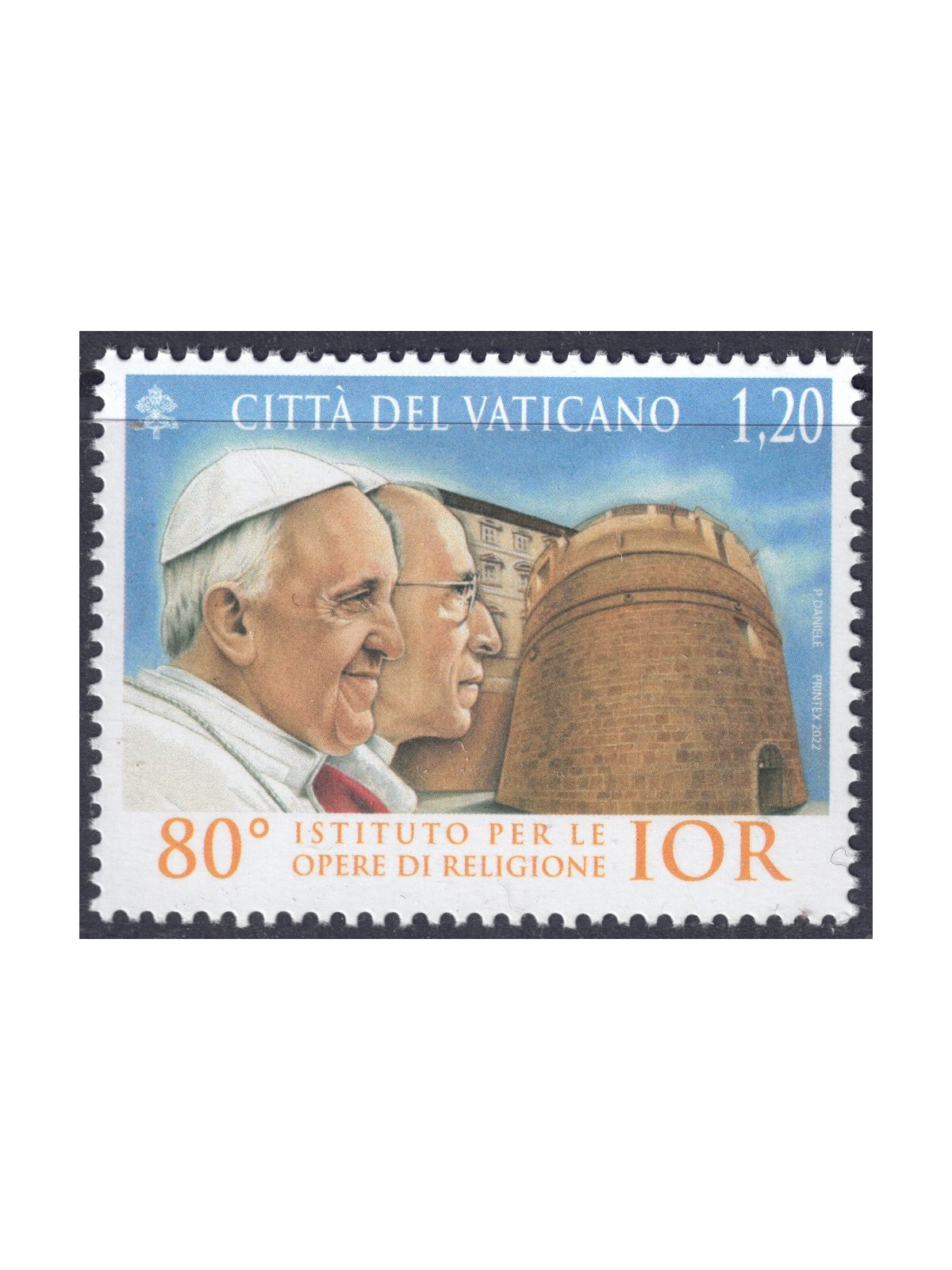 VATICAN 2022 Foundation of the IOR MNH**