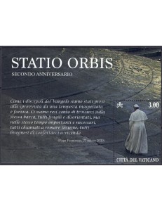 VATICAN 2022 Statio Orbis s/s MNH**