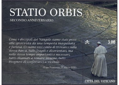 VATICANO 2022 Statio Orbis BF MNH**