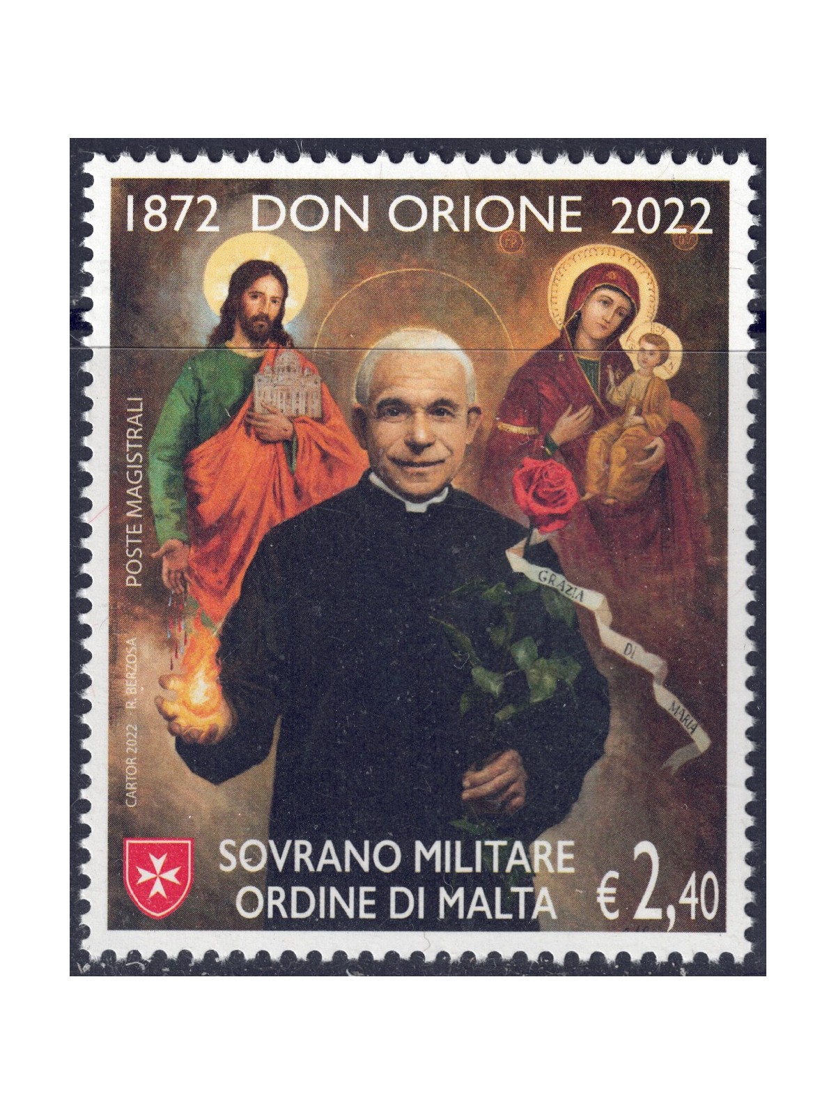 SMOM 2022 San Luigi Orione MNH**