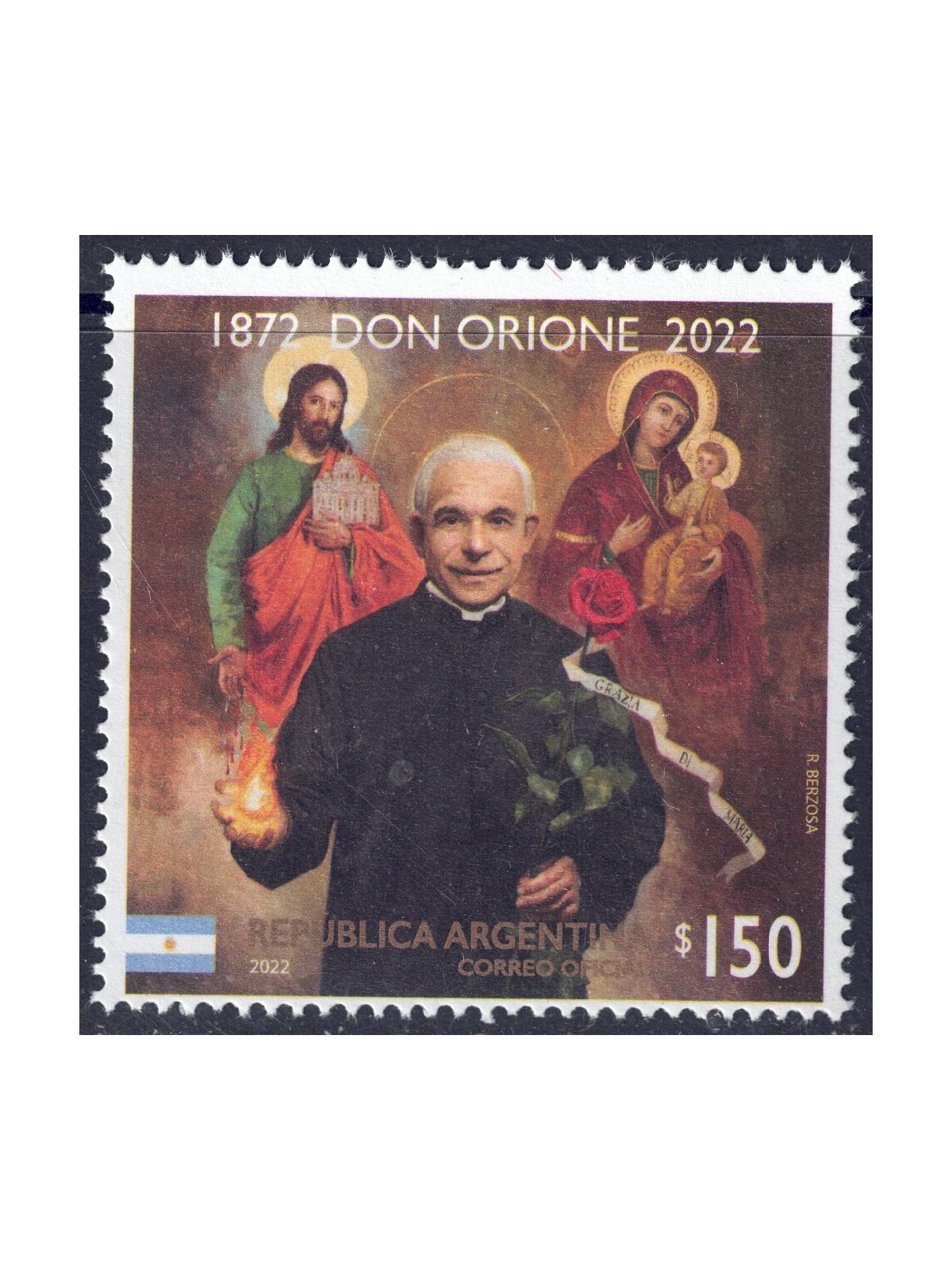 ARGENTINA 2022 San Luigi Orione MNH**