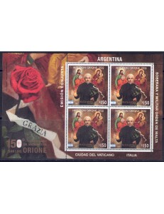 ARGENTINA 2022 San Luigi Orione m/s MNH**