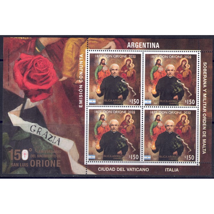ARGENTINA 2022 San Luigi Orione MF MNH**