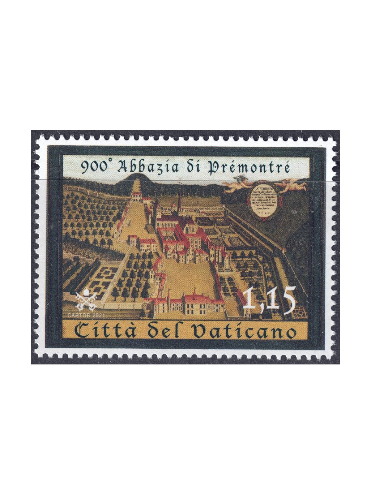 VATICAN 2021 Prémontré Abbey MNH**