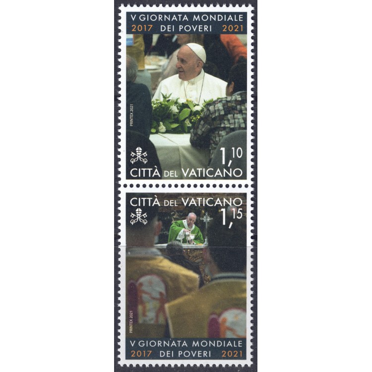 VATICAN 2021 World Day of the Poor 2v MNH**