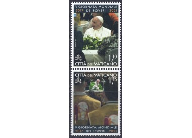 VATICANO 2021 Giornata mondiale dei poveri 2v MNH**