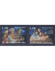 VATICANO 2021 Natale 2v MNH**