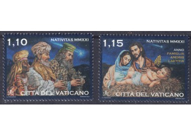 VATICANO 2021 Natale 2v MNH**