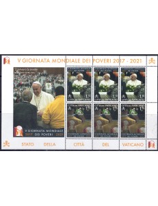VATICANO 2021 Giornata mondiale dei poveri MF MNH**