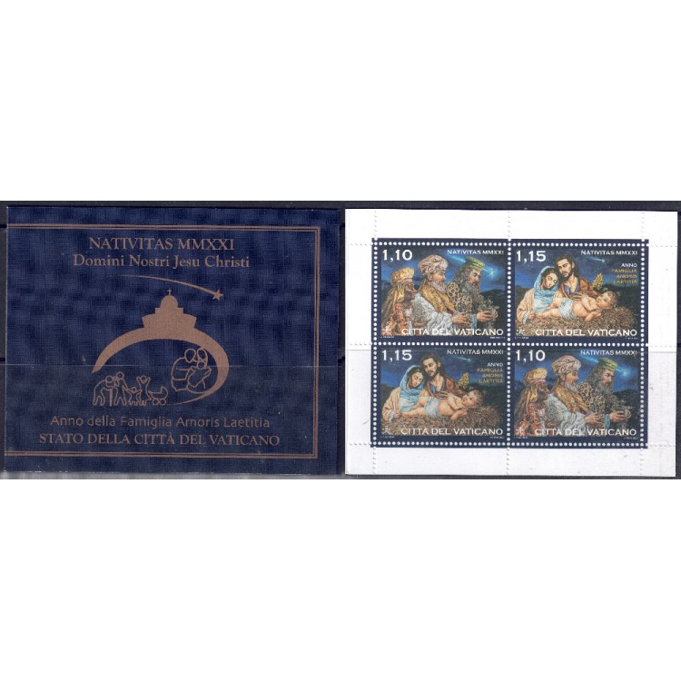 VATICAN 2021 Christmas booklet MNH**