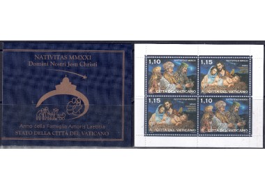 VATICAN 2021 Christmas booklet MNH**