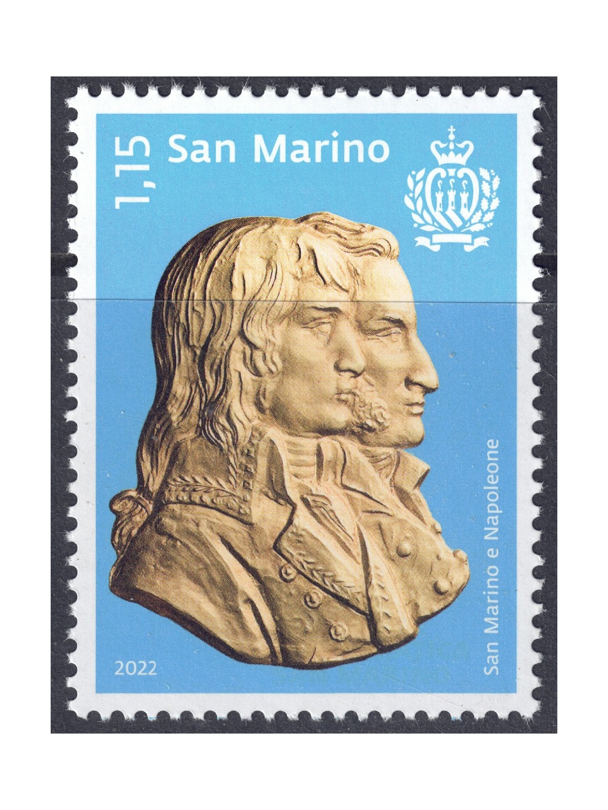 SAN MARINO 2022 Napoleon Bonaparte MNH**