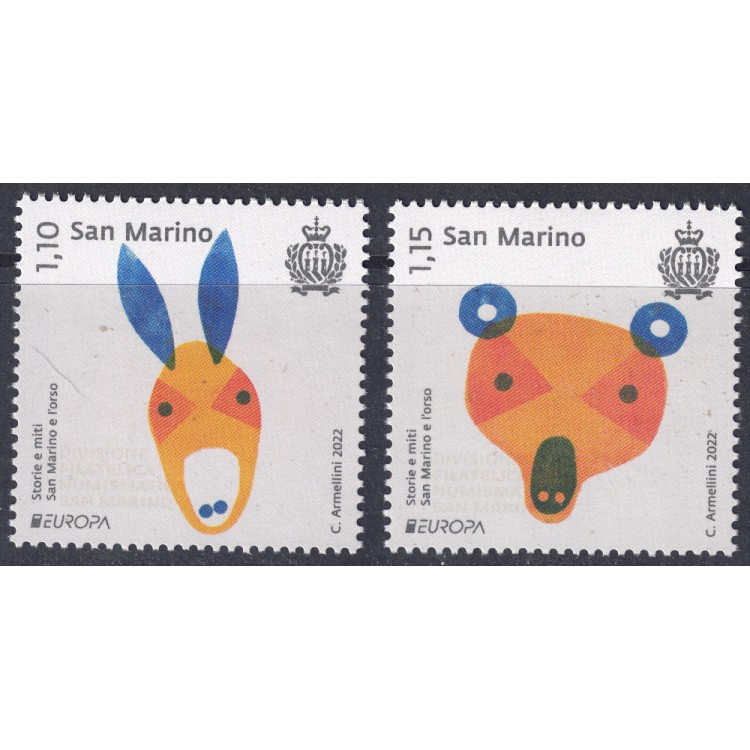 SAN MARINO 2022 Europe 2v MNH**