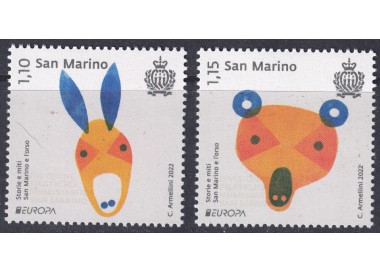 SAN MARINO 2022 Europe 2v MNH**