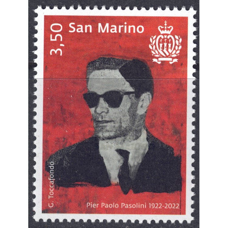 SAN MARINO 2022 Pier Paolo Pasolini MNH**