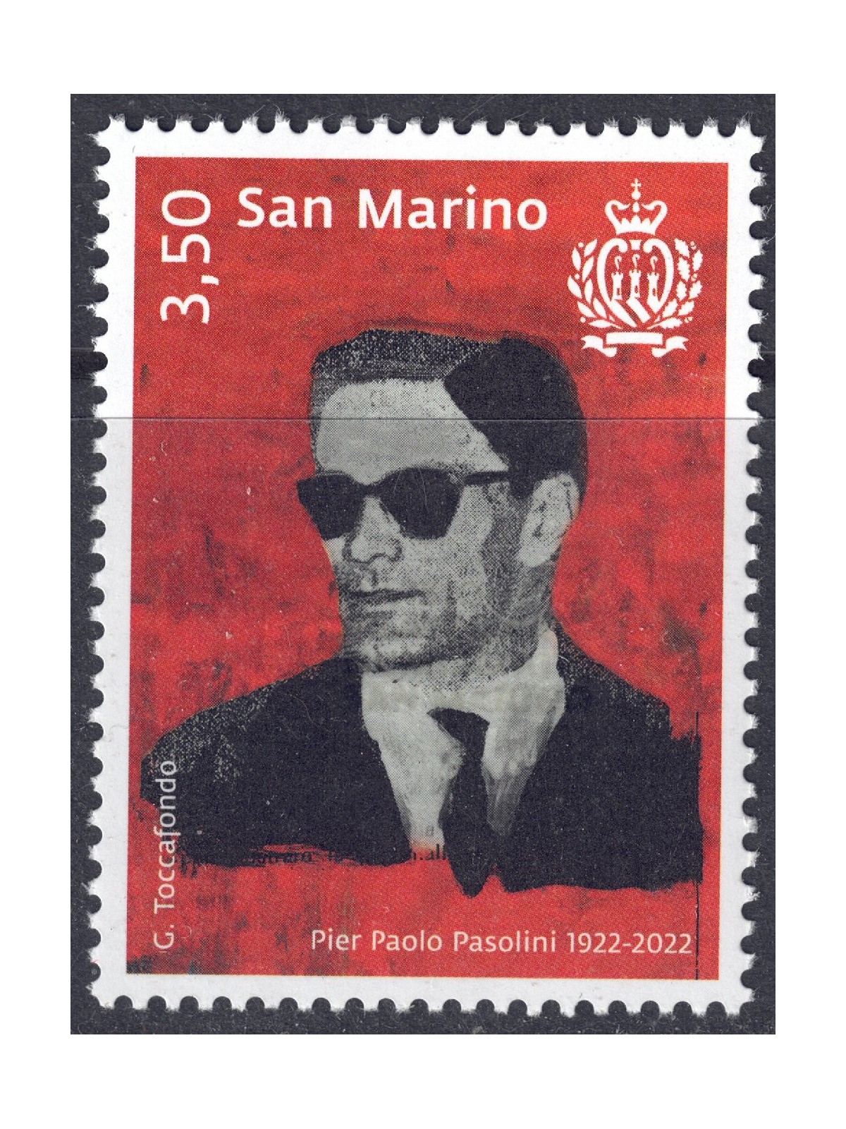 SAN MARINO 2022 Pier Paolo Pasolini MNH**