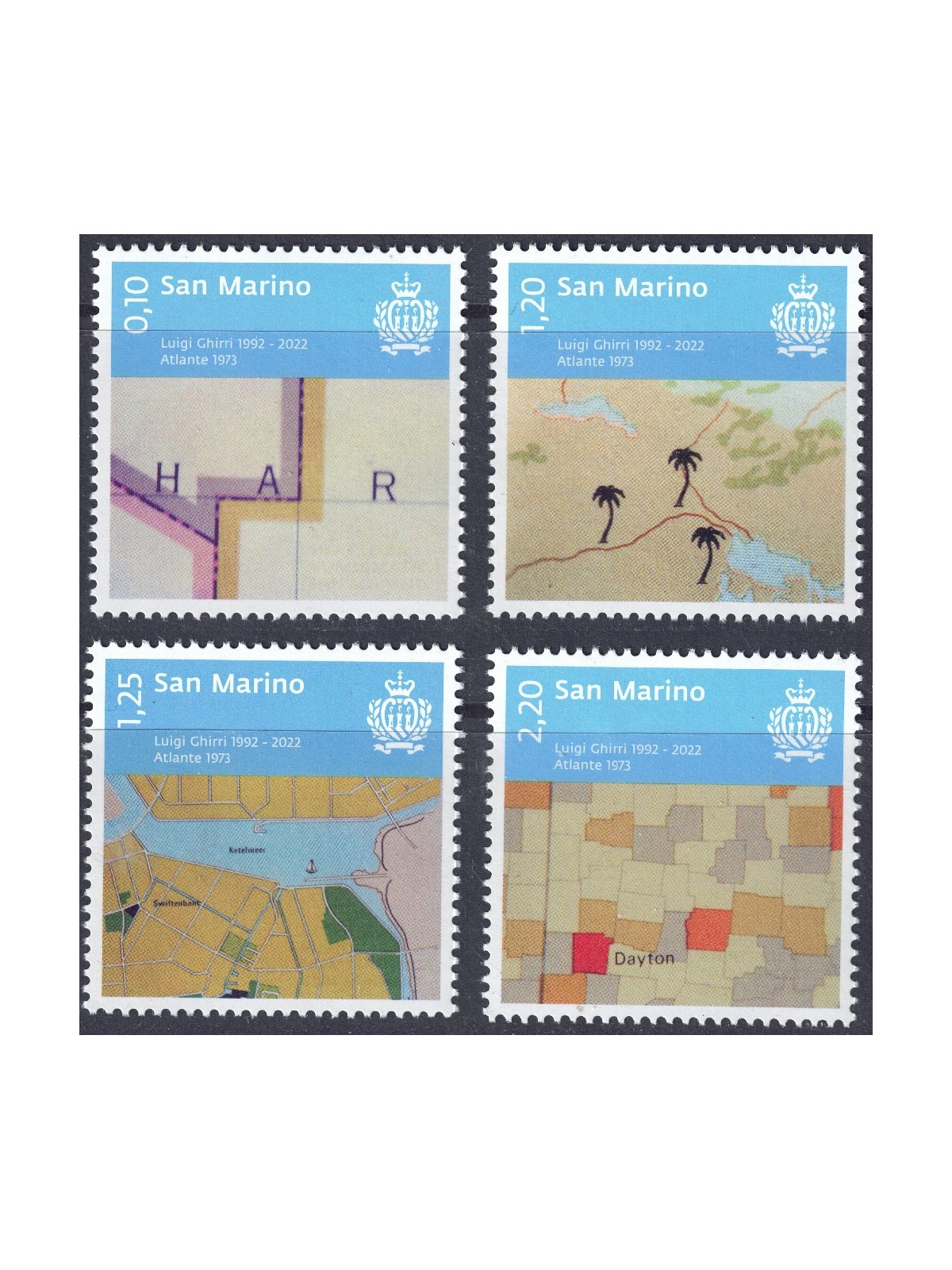 SAN MARINO 2022 Luigi Ghirri 4v MNH**