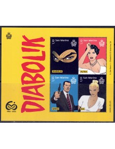 SAN MARINO 2022 Diabolik s/s MNH**