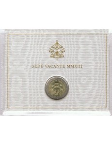 VATICAN 2013 Sede Vacante, 2 euro commemorative FDC
