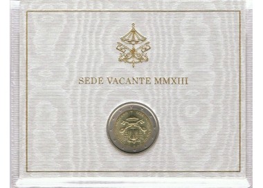 VATICAN 2013 Sede Vacante, 2 euro commemorative FDC