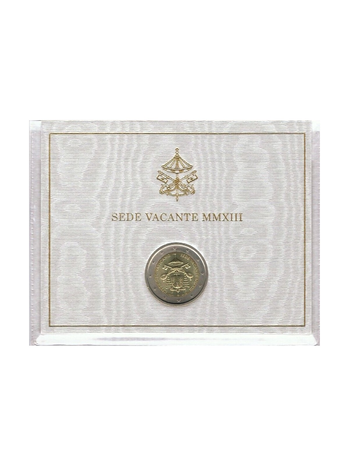 VATICAN 2013 Sede Vacante, 2 euro commemorative FDC